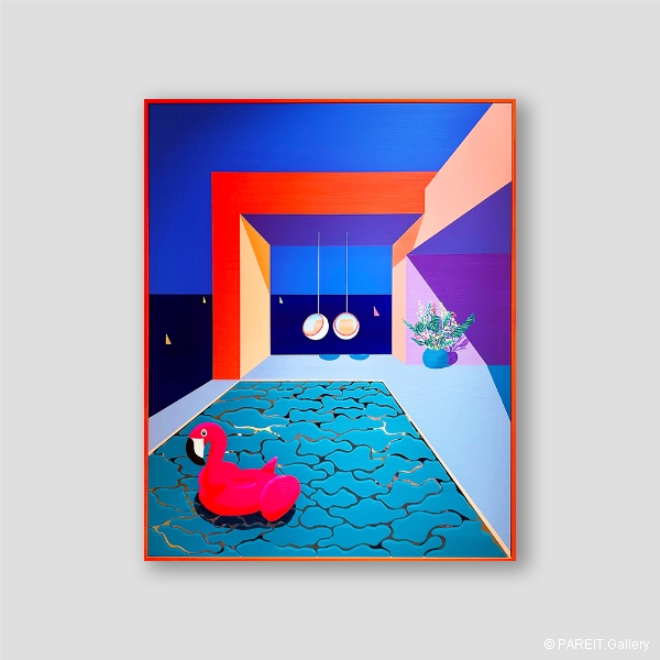 DERECQUE Isabelle - Poolside lovers